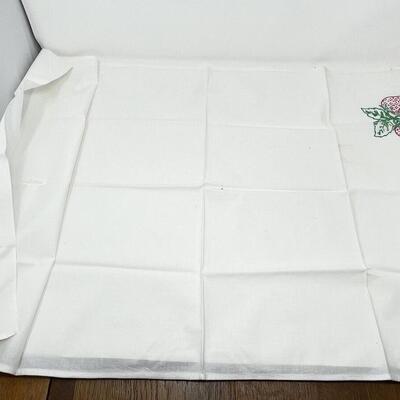 STRAWBERRY & ORANGE EMBROIDERED FLOUR SACK TOWELS