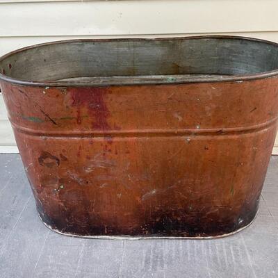 VINTAGE COPPER BOILER/TUB