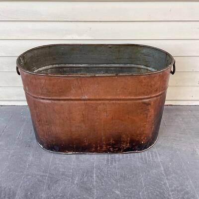 VINTAGE COPPER BOILER/TUB