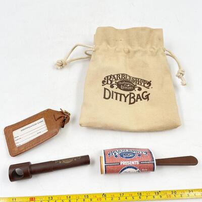 VINTAGE â€œBARBERSHOP DITTY BAGâ€ MENâ€™S GROOMING KIT