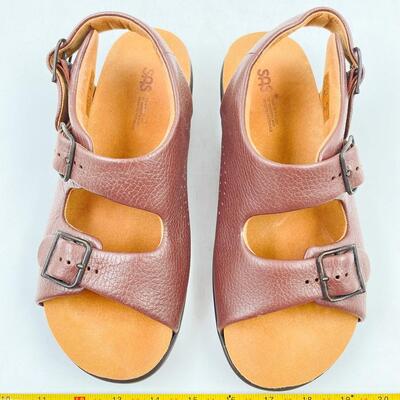 SAS LEATHER COMFORT SANDALS - WOMENâ€™S 8.5