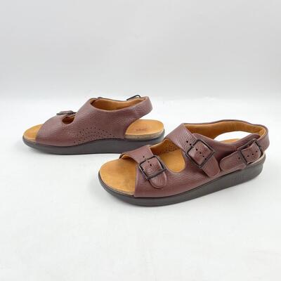 SAS LEATHER COMFORT SANDALS - WOMENâ€™S 8.5