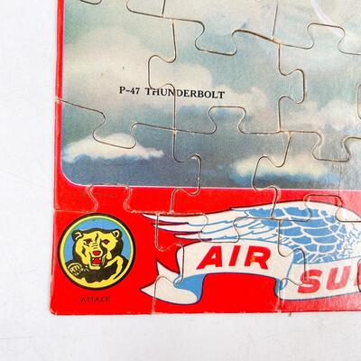 VINTAGE P-47 THUNDERBOLT 8â€ X 10â€ PUZZLE