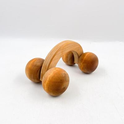7â€ WOODEN TOY CAR