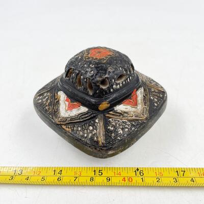 VINTAGE JAPAN 3.5â€ INCENSE BURNER POT