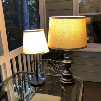 2 Table Lamps w/shades