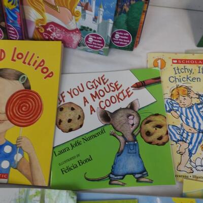 25 Children's Books, Disney Princess's Story Reader, Elmo, The Mitten
