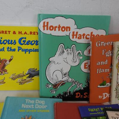 26 Children's Books, Some Vintage, Charlie Brown, Dr. Seuss, Clifford