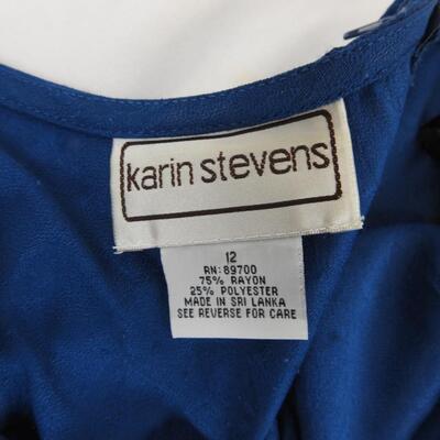 5 pc Women's Apparel, 4 Tops, Matching Bottoms, Karin Stevens, De Collection