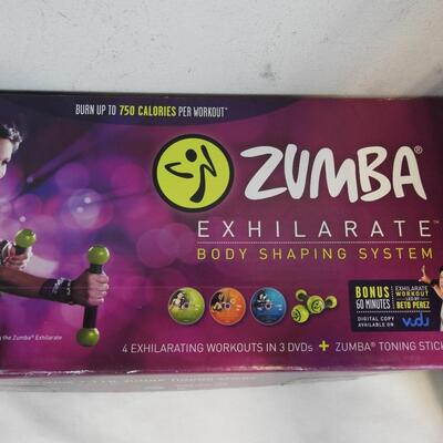 4 pc Fitness, Zumba Body Shaping System, Balance Boards, Step Band