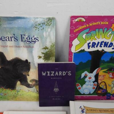 17 Kids Books, Disney Rhyming Reader Books, Vintage, Little Golden Books, Petuna