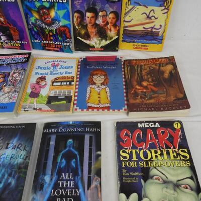 14 Kids Fiction Books: Junie B Jones & Scary Stories