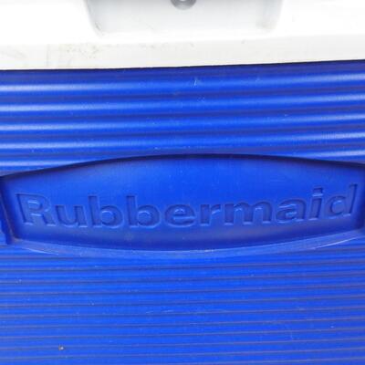 Blue Rubbermaid Cooler, 17 x 10 x 12 Inch