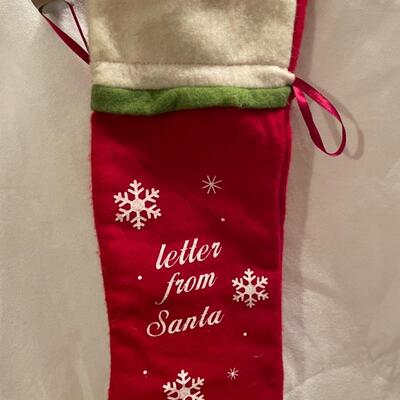 ST VINTAGE LETTER FROM SANTA STRING POUCH