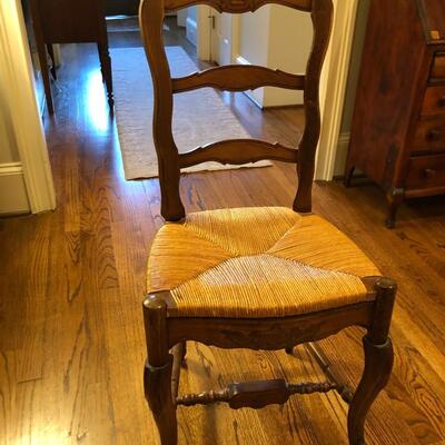 Nice Wood Chair with Cane Seat