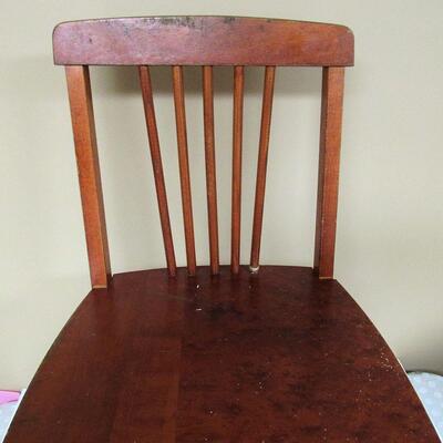 Vintage Child's Desk Chair, Swivel