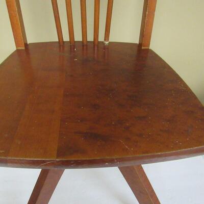 Vintage Child's Desk Chair, Swivel