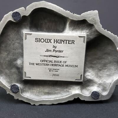 Sioux Hunter - Pewter - by Jim Ponter