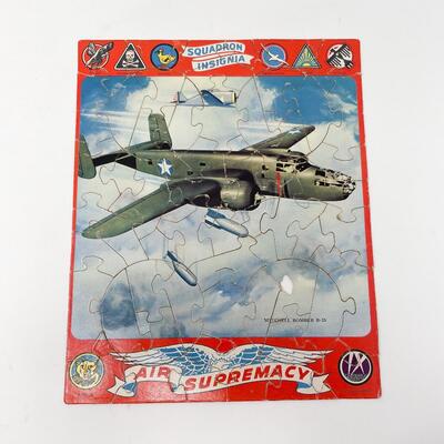 VINTAGE MITCHELL BOMBER B-25 8â€ X 10â€ PUZZLE