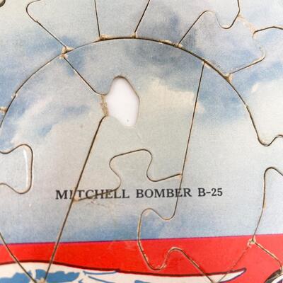 VINTAGE MITCHELL BOMBER B-25 8â€ X 10â€ PUZZLE
