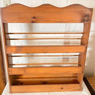 WOODEN MAGAZINE/BOOK RACK