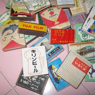 MS Collection 55+ Boxes Stick Matches Japan Restaurants JAL Hotels 1960s