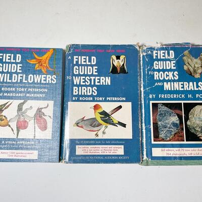â€œFIELD GUIDE TO WILDFLOWERS, WESTERN BIRDS, ROCKS AND MINERALSâ€ BOOK LOT