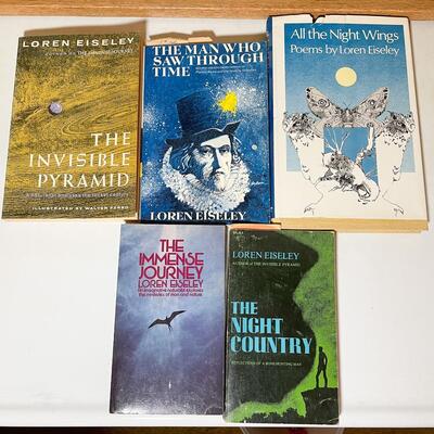LOREN EISELEY BOOK LOT