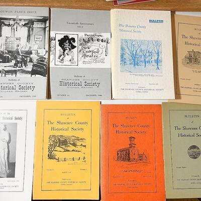 SHAWNEE COUNTY HISTORICAL SOCIETY 1940s-60s BULLETINS