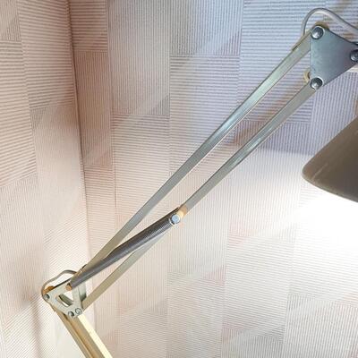VINTAGE LARGE METAL ARCHITECT DESK LAMP