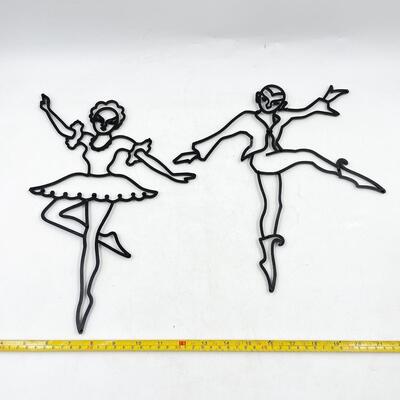 14â€ PLASTIC BALLERINA/DANCER WALL DECOR