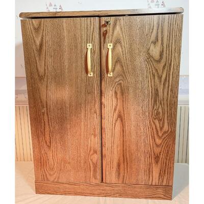 SAUDER LAMINATE LOCKING CABINET