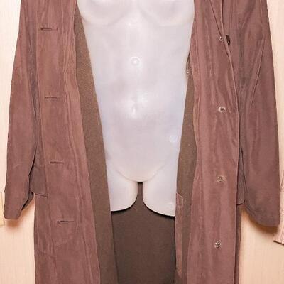 VINTAGE LONDON FOG BROWN TRENCHCOAT - WOMENâ€™S 1X REG