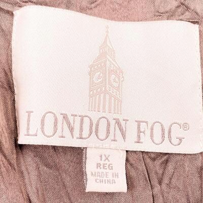 VINTAGE LONDON FOG BROWN TRENCHCOAT - WOMENâ€™S 1X REG