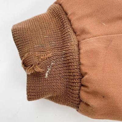 HILL & ARCHER BROWN BOMBER JACKET - MEN'S L