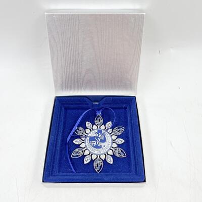 WASHBURN UNIVERSITY 150TH ANNIVERSARY METAL CHRISTMAS ORNAMENT