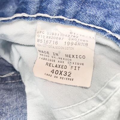 DICKIES WORK JEANS - MENâ€™S 40x32 RELAXED FIT