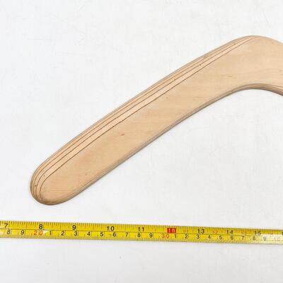 15â€ WOODEN BOOMERANG