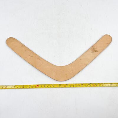 15â€ WOODEN BOOMERANG