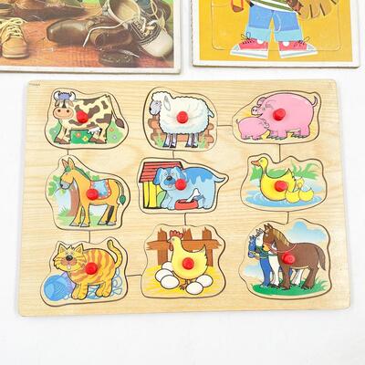 TODDLER PUZZLE LOT