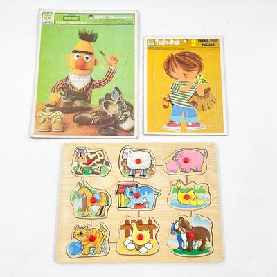 TODDLER PUZZLE LOT