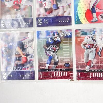 NEW YORK GIANTS FOOTBALL CARDS