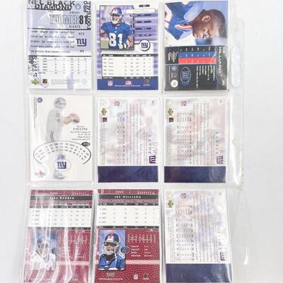 NEW YORK GIANTS FOOTBALL CARDS