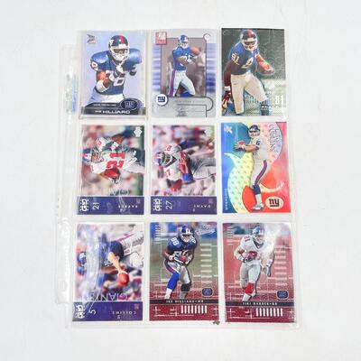 NEW YORK GIANTS FOOTBALL CARDS