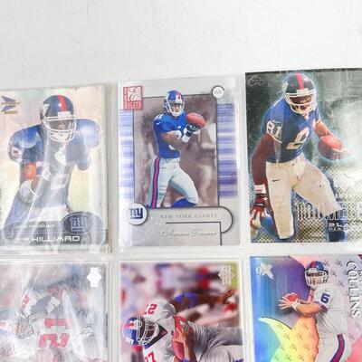 NEW YORK GIANTS FOOTBALL CARDS