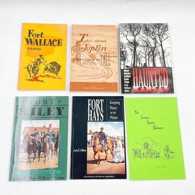 KANSAS TOWNS & HISTORY BOOK LOT