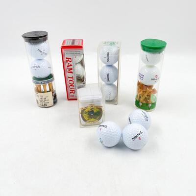 GOLF BALLS & TEES LOT