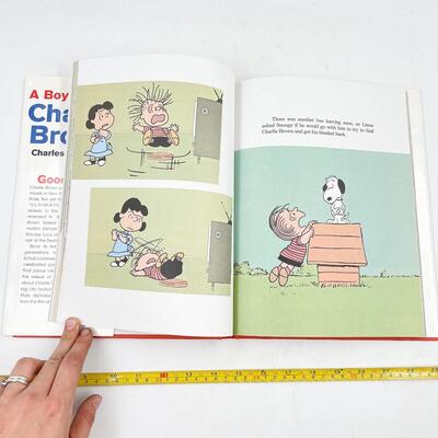 CHARLES SCHULZ  â€œA BOY NAMED CHARLIE BROWNâ€ BOOK