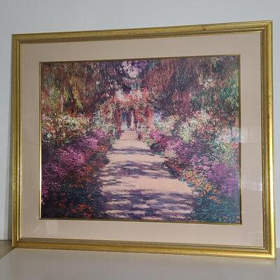Lot 347: Lovely Gold Large Framed Print (32x45 inches)