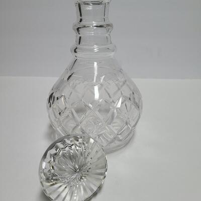 Lot 211: Stuart England Decanter, Crown Royal, and Tealight Holder & More